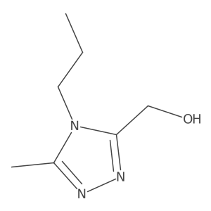 (5-methyl-4-propyl-4H-1,2,4-triazol-3-yl)methanol Structure