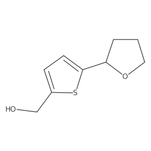 5-(Tetrahydro-2-furanyl)-2-thiophenemethanol Structure
