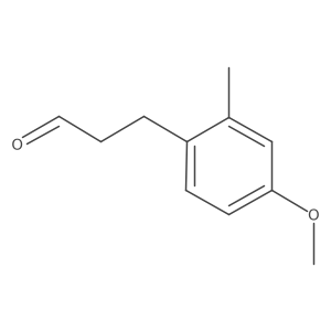 3-(4-Methoxy-2-methylphenyl)propanal Structure