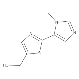(2-(1-methyl-1H-imidazol-5-yl)thiazol-5-yl)methanol结构式