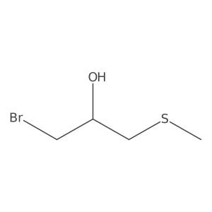 1-Bromo-3-(methylsulfanyl)propan-2-ol结构式