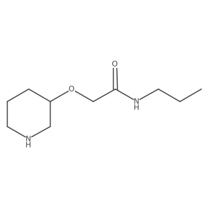 (S)-2-(Piperidin-3-yloxy)-N-propylacetamide Structure