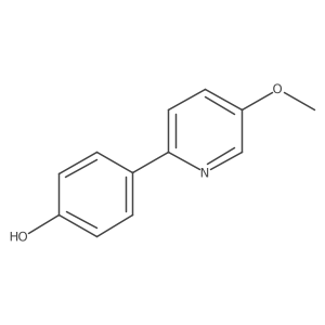 4-(5-Methoxypyridin-2-yl)phenol结构式