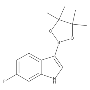 6-Fluoro-3-(4,4,5,5-tetramethyl-1,3,2-dioxaborolan-2-yl)-1H-indole Structure