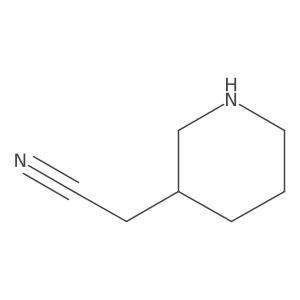 (S)-2-(piperidin-3-yl)acetonitrile结构式