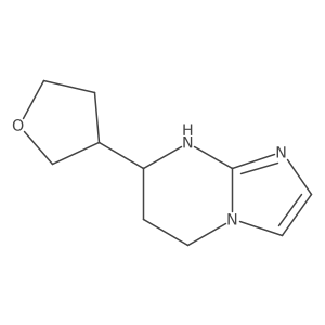 7-(Oxolan-3-yl)-5H,6H,7H,8H-imidazo[1,2-a]pyrimidine结构式