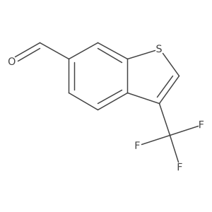 3-(Trifluoromethyl)benzo[b]thiophene-6-carbaldehyde Structure