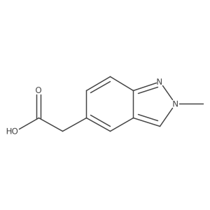 2-(2-methyl-2H-indazol-5-yl)acetic acid Structure