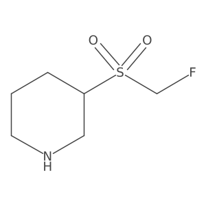 3-Fluoromethanesulfonylpiperidine结构式