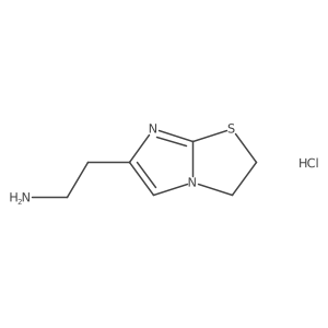 2-{2H,3H-imidazo[2,1-b][1,3]thiazol-6-yl}ethan-1-amine hydrochloride Structure