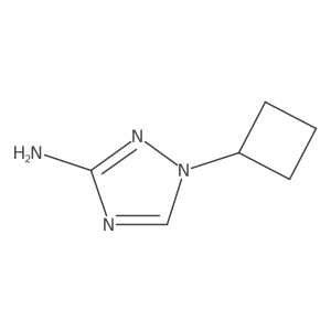 1-Cyclobutyl-1H-1,2,4-triazol-3-amine Structure