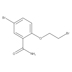 5-Bromo-2-(2-bromoethoxy)benzamide Structure