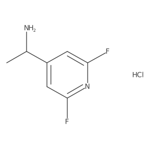1-(2,6-Difluoropyridin-4-yl)ethan-1-amine hydrochloride Structure