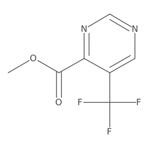 Methyl 5-(trifluoromethyl)pyrimidine-4-carboxylate结构式