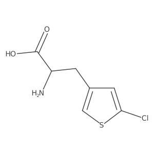 (2S)-2-Amino-3-(5-chlorothiophen-3-yl)propanoic acid Structure
