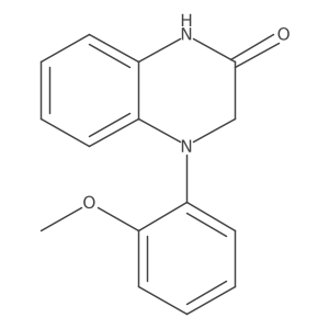 4-(2-Methoxyphenyl)-1,3-dihydroquinoxalin-2-one结构式