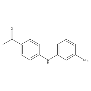 1-(4-((3-Aminophenyl)amino)phenyl)ethanone Structure