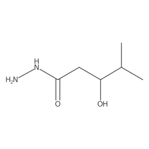 (R)-3-Hydroxy-4-methylpentanehydrazide Structure
