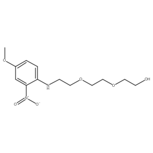 2-[2-[2-[(4-Methoxy-2-nitrophenyl)amino]ethoxy]ethoxy]ethanol Structure