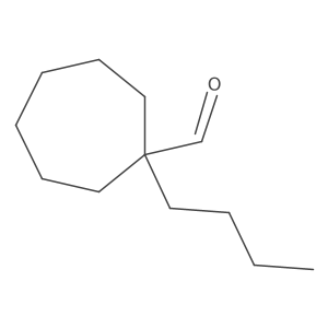 1-Butylcycloheptane-1-carbaldehyde Structure