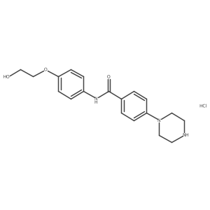 Benzamide,n-[4-(2-hydroxyethoxy)phenyl]-4-(1-piperazinyl)-,hydrochloride结构式