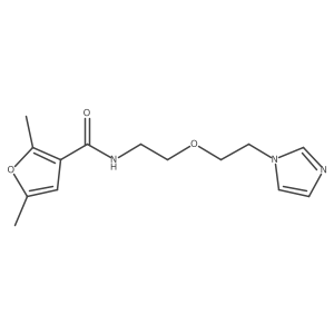 N-(2-(2-(1H-imidazol-1-yl)ethoxy)ethyl)-2,5-dimethylfuran-3-carboxamide Structure