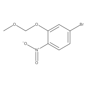 4-Bromo-2-(methoxymethoxy)-1-nitrobenzene Structure