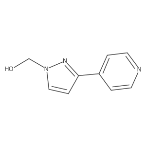 (3-(pyridin-4-yl)-1H-pyrazol-1-yl)methanol结构式