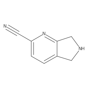 5H,6H,7H-pyrrolo[3,4-b]pyridine-2-carbonitrile Structure