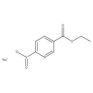 Sodium 5-(ethoxycarbonyl)pyridine-2-sulfinate结构式