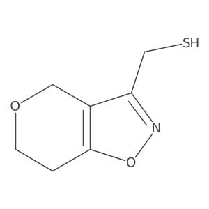 {4H,6H,7H-pyrano[3,4-d][1,2]oxazol-3-yl}methanethiol Structure