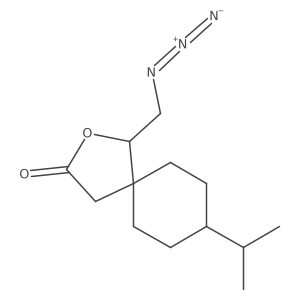 1-(Azidomethyl)-8-(propan-2-yl)-2-oxaspiro[4.5]decan-3-one Structure