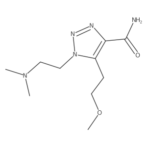 1-[2-(dimethylamino)ethyl]-5-(2-methoxyethyl)-1H-1,2,3-triazole-4-carboxamide Structure