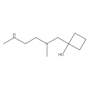 1-({Methyl[2-(methylamino)ethyl]amino}methyl)cyclobutan-1-ol Structure