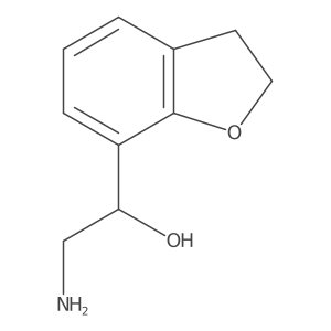 (1S)-2-amino-1-(2,3-dihydro-1-benzofuran-7-yl)ethan-1-ol Structure
