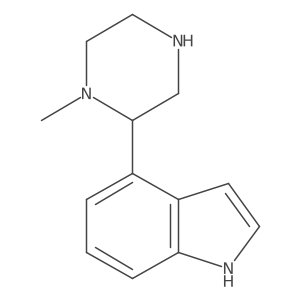 4-(1-methylpiperazin-2-yl)-1H-indole Structure