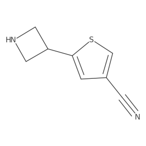 5-(Azetidin-3-yl)thiophene-3-carbonitrile Structure