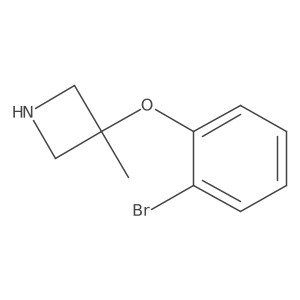 3-(2-Bromophenoxy)-3-methylazetidine Structure