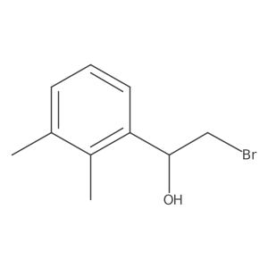 2-Bromo-1-(2,3-dimethylphenyl)ethan-1-ol结构式