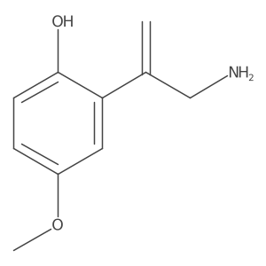 2-(3-Aminoprop-1-en-2-yl)-4-methoxyphenol Structure