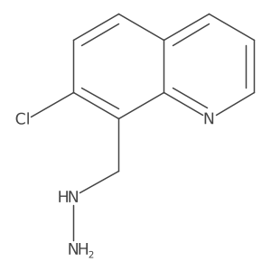 7-Chloro-8-(hydrazinylmethyl)quinoline Structure