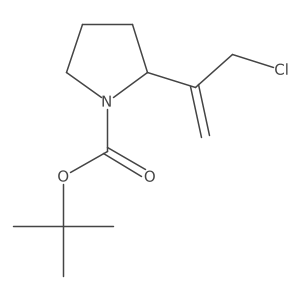 Tert-butyl 2-(3-chloroprop-1-en-2-yl)pyrrolidine-1-carboxylate Structure