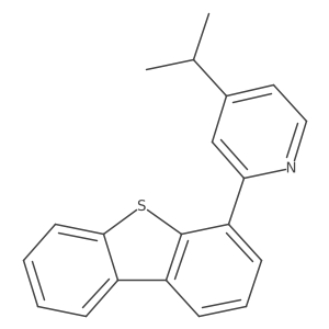 2-(Dibenzo[b,d]thiophen-4-yl)-4-isopropylpyridine Structure