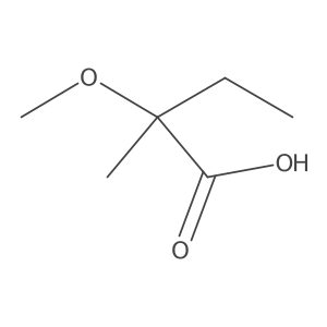 2-Methoxy-2-methylbutanoic acid结构式