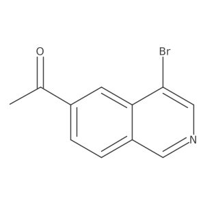1-(4-Bromoisoquinolin-6-YL)ethan-1-one结构式