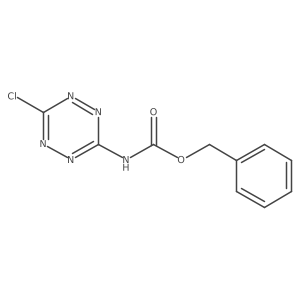 benzyl N-(6-chloro-1,2,4,5-tetrazin-3-yl)carbamate Structure