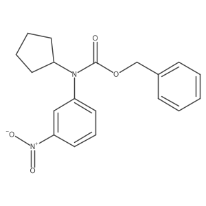 benzyl N-cyclopentyl-N-(3-nitrophenyl)carbamate Structure