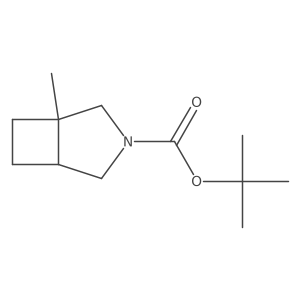 Tert-butyl 1-methyl-3-azabicyclo[3.2.0]heptane-3-carboxylate Structure