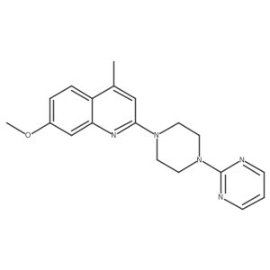 7-Methoxy-4-methyl-2-[4-(pyrimidin-2-yl)piperazin-1-yl]quinoline Structure