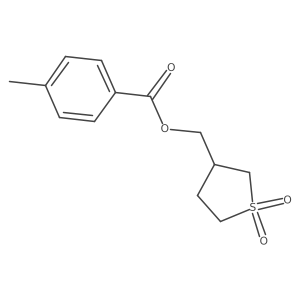 (1,1-Dioxidotetrahydrothiophen-3-yl)methyl 4-methylbenzoate Structure
